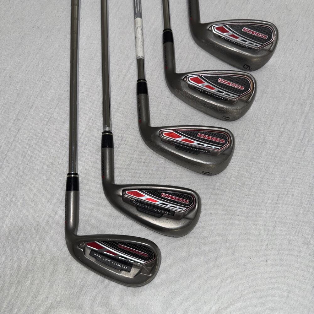 Adams Golf Red Line Iron Set 5-PW (missing 7) Right Handed Stock Shafts & Grips